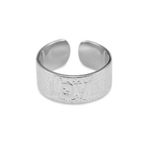 LOVE Rustfrit st�l ring. 