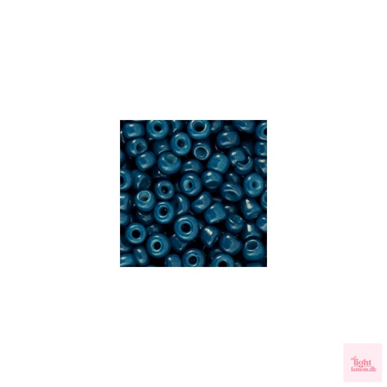 Glas perler. 4mm. Blue Saphire