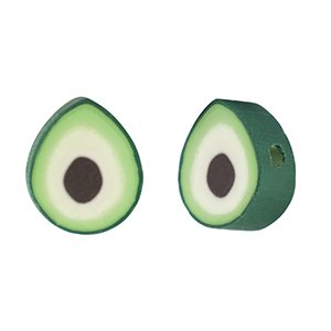 Fimo perler. Avocado