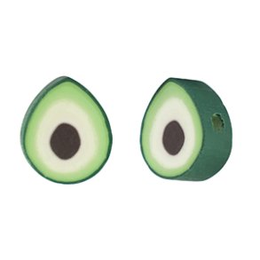 Fimo perler. Avocado