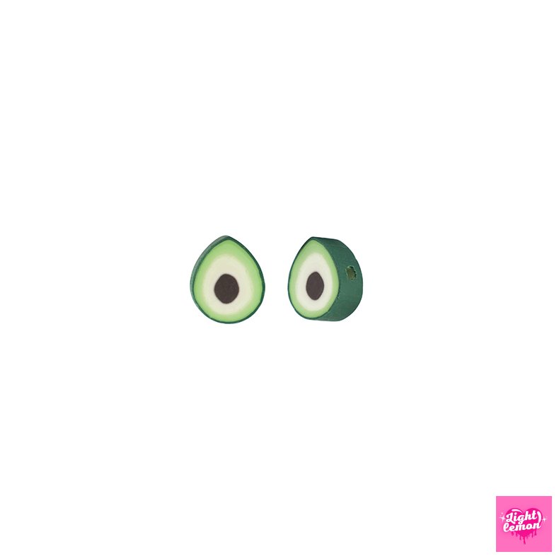 Fimo perler. Avocado