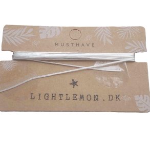 Elastiksnor. 0,8 mm. 5 meter