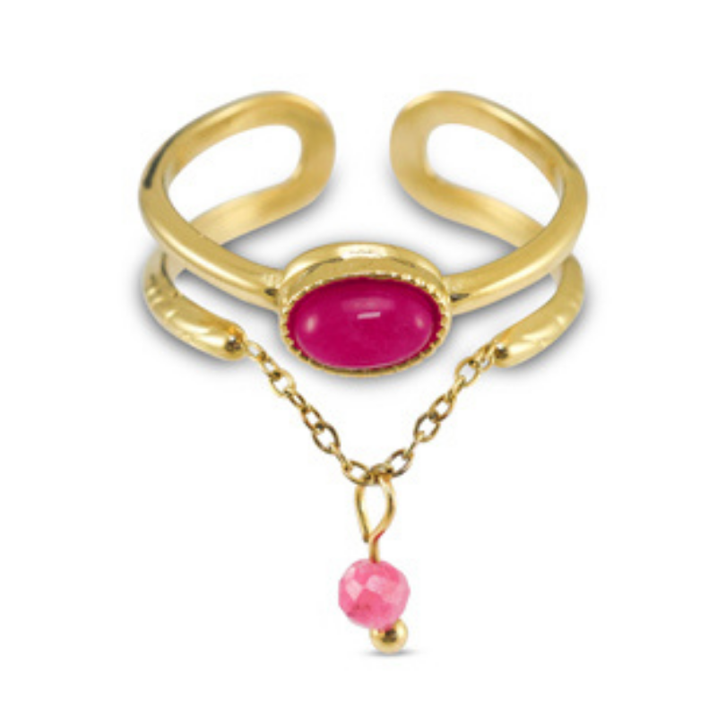 Ring. Rustfrit st�l 