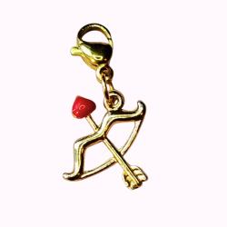 Charm Hjerte, bue og pil