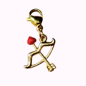 Charm Hjerte, bue og pil