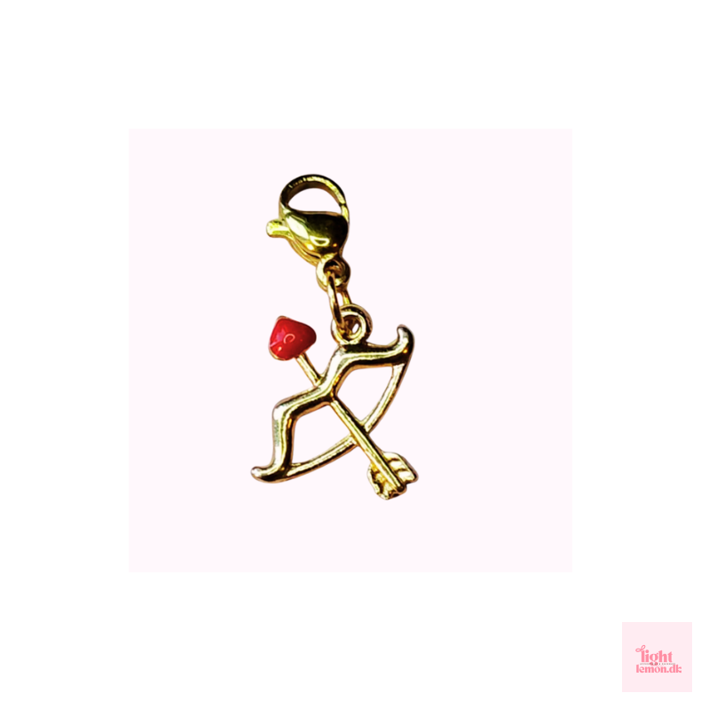 Charm Hjerte, bue og pil