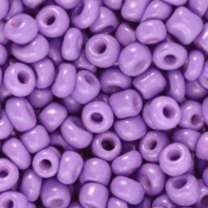 Glas perler. 4mm. Deep Lavender