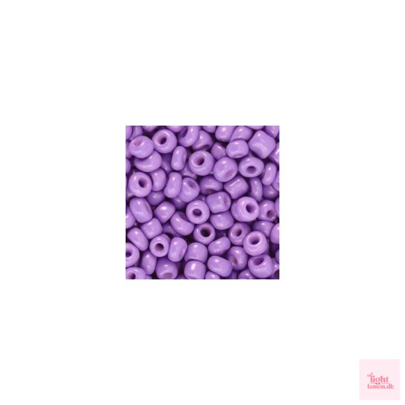 Glas perler. 4mm. Deep Lavender