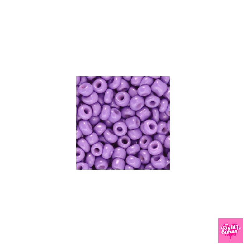 Glas perler. 4mm. Deep Lavender