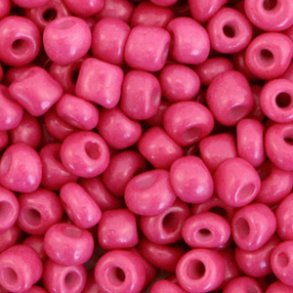 Glas perler. 4mm. Cabernet Pink