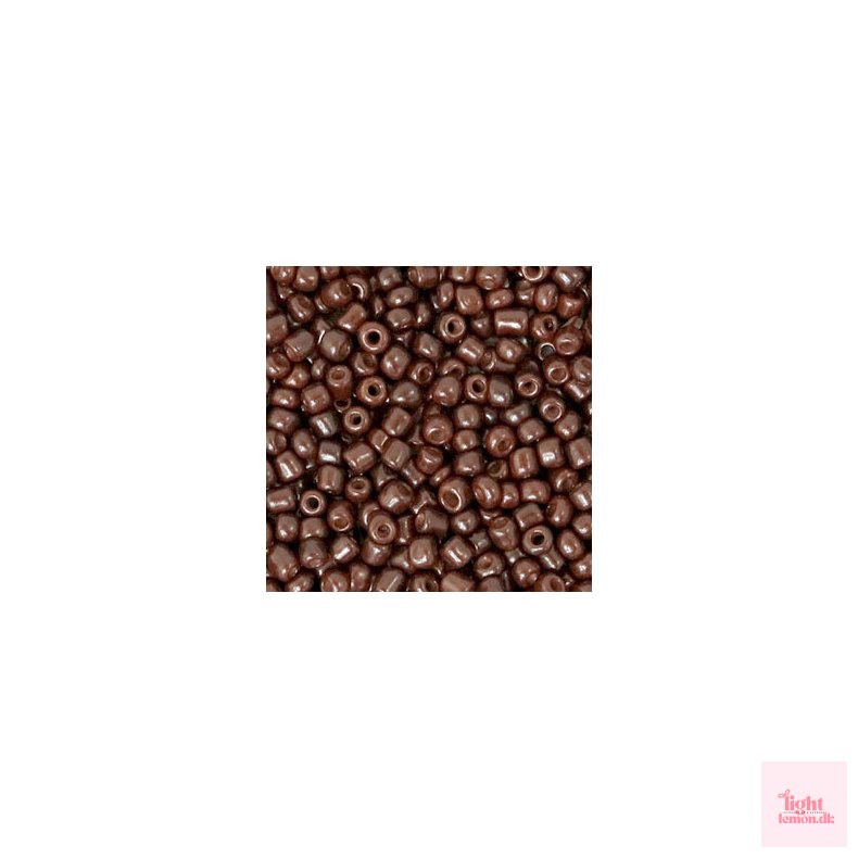 Rocailles perler. Charlton Brown. 3mm
