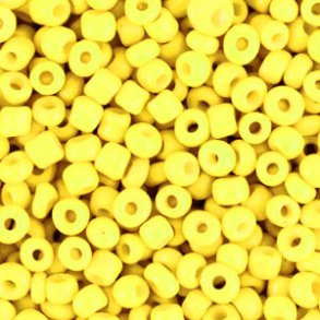 Rocailles perler. Neon Yellow. 3mm