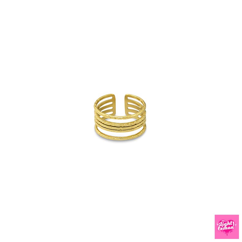 Rustfrit stl ring. 