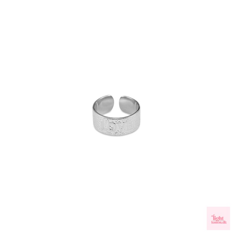 LOVE Rustfrit st�l ring. 