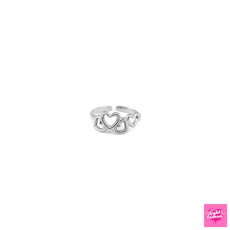 Rustfrit stl ring. 
