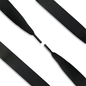 Satin sn�reb�nd. Sort