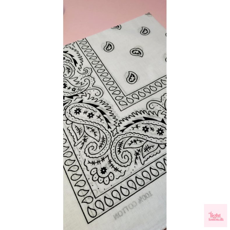 Bandana. Hvid