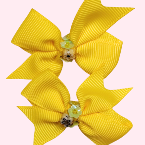 2-pak H�rsp�nder med perler.