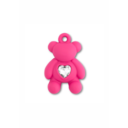 Charm bamse. Pink