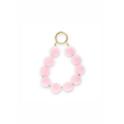 N�glering med pom pom. Lyser�d