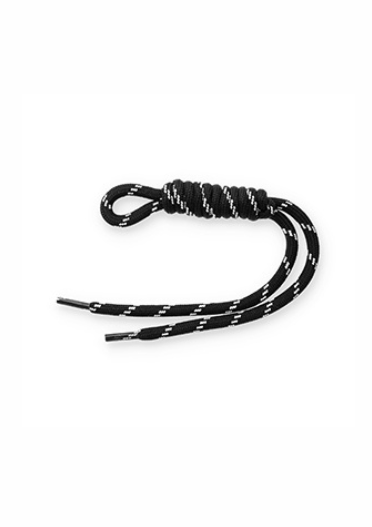 Charm Paracord. Sort/hvid