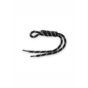 Charm Paracord. Sort/hvid