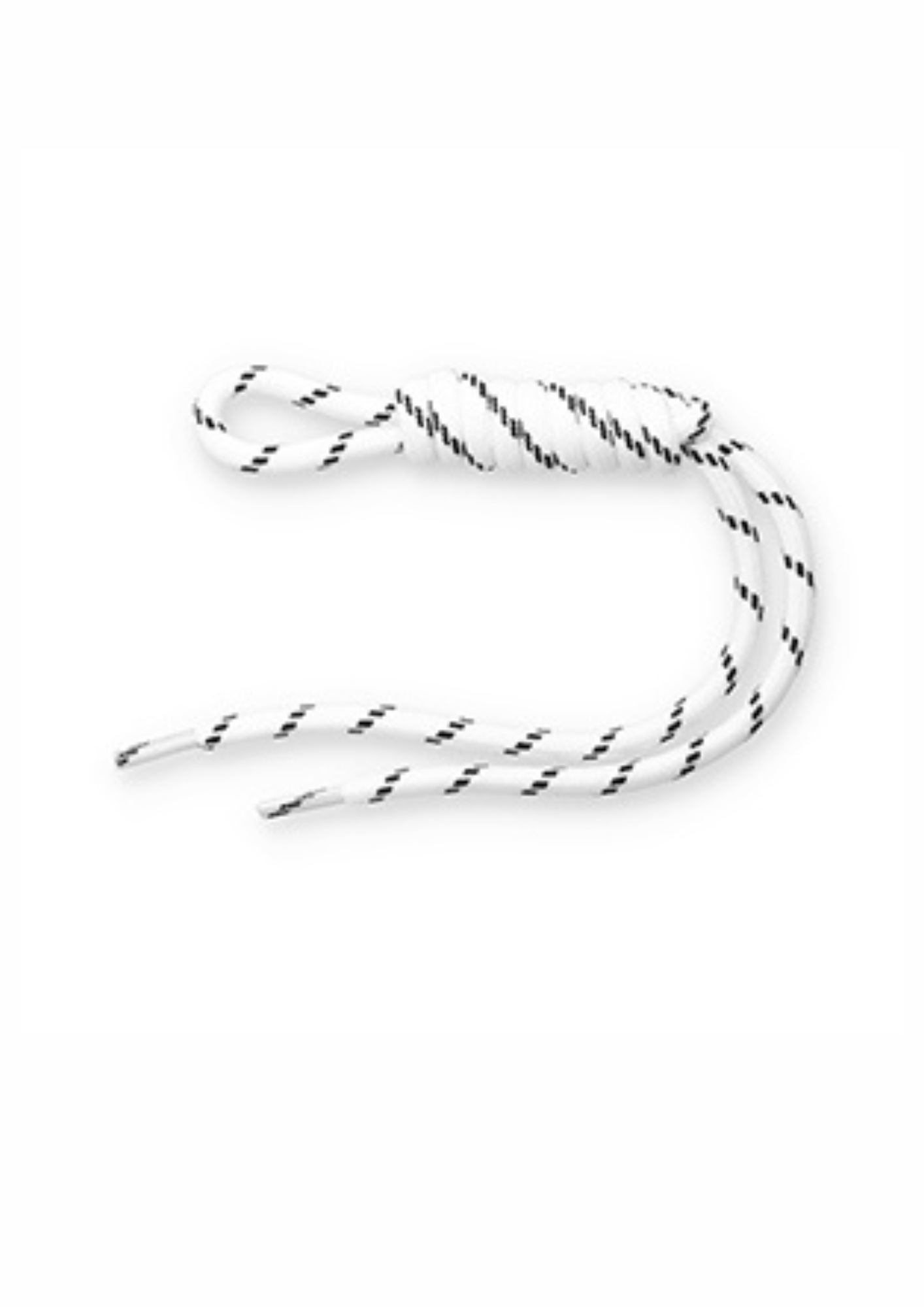 Charm Paracord. Hvid/sort
