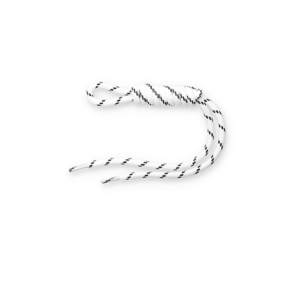 Charm Paracord. Hvid/sort