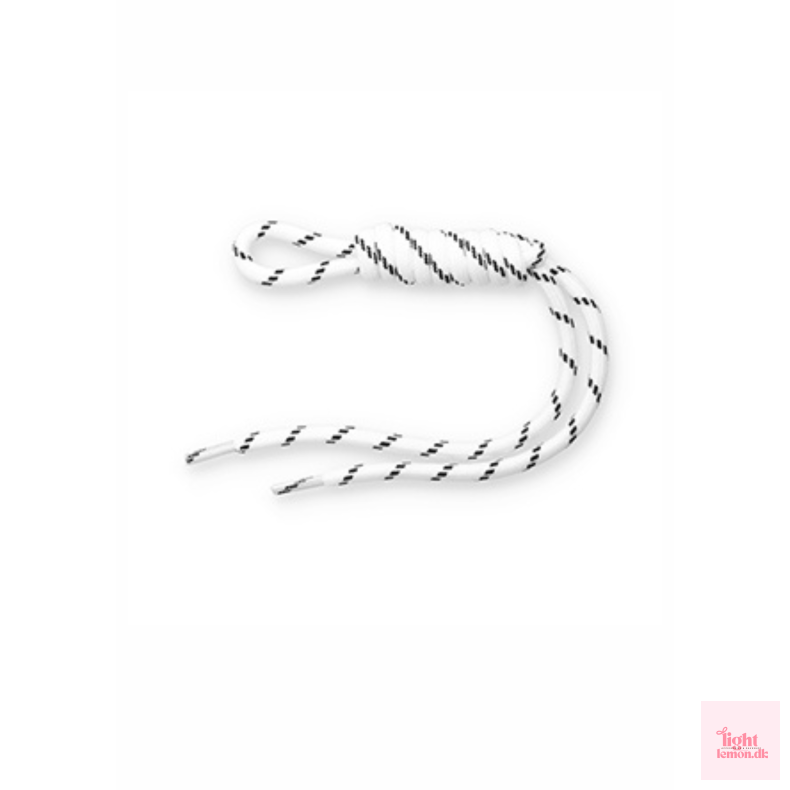 Charm Paracord. Hvid/sort