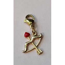 Charm Hjerte, bue og pil