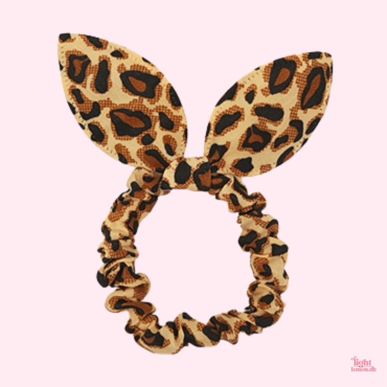 Mini bunny Scrunchie. Leopard